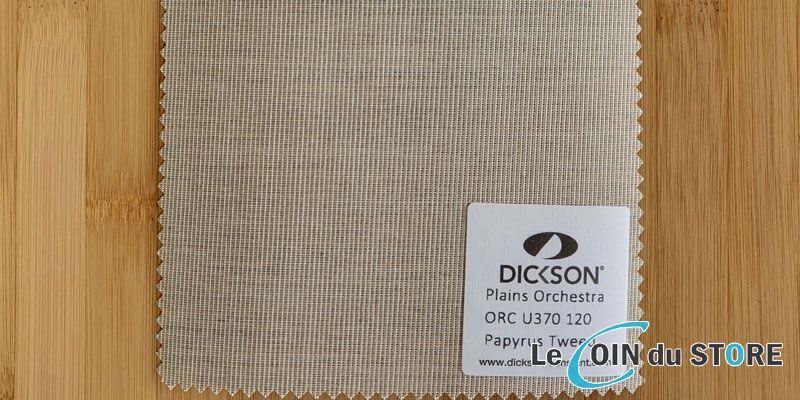 Toile de store Papyrus Tweed U370 Orchestra de Dickson