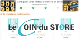 Configurateur de moteur de volet roulant somfy