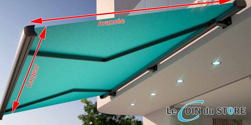 Est-il possible de prendre les mesures de ma toile de store banne sans la démonter ?
