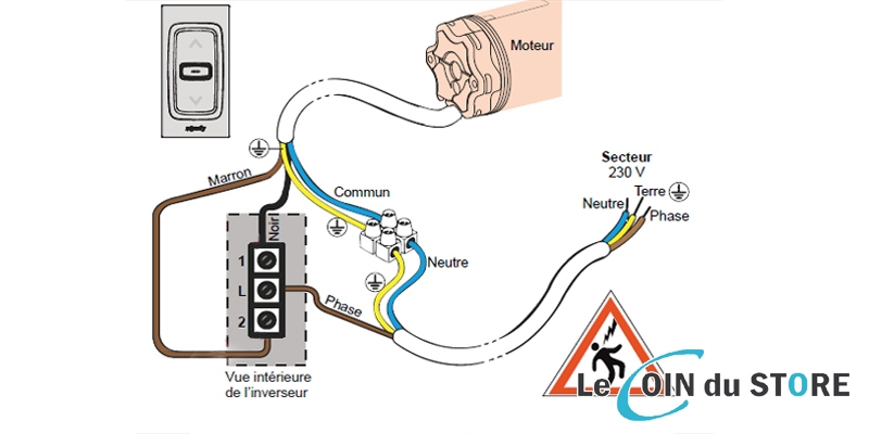 Comment brancher un moteur de volet roulant