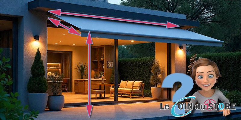 Comment prendre les mesures pour installer un store banne ?