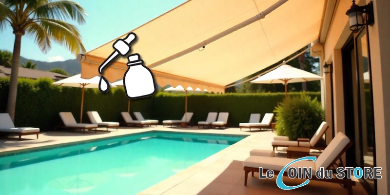 Graissez le mécanisme des bras d’un store banne