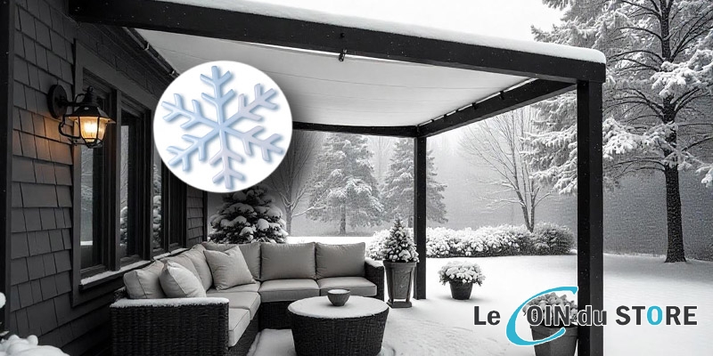 Peut on laisser une toile de pergola en place en hiver