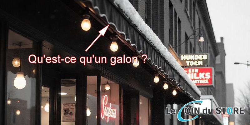 Qu est ce qu une finition galon sur un lambrequin