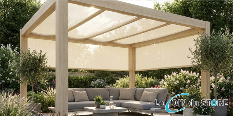 Tout savoir sur la toile Soltis Lounge 96 pour pergola