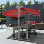 Toiles de store double pente sur mesure