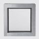 Visiocarré inox verre transparent