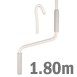 1.80m décrochable