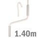 1.40m décrochable