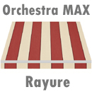 Toile de store banne Dickson Orchestra MAX rayure
