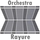 Toile de store double Orchestra rayure