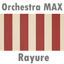 Toile au mètre Orchestra MAX rayure