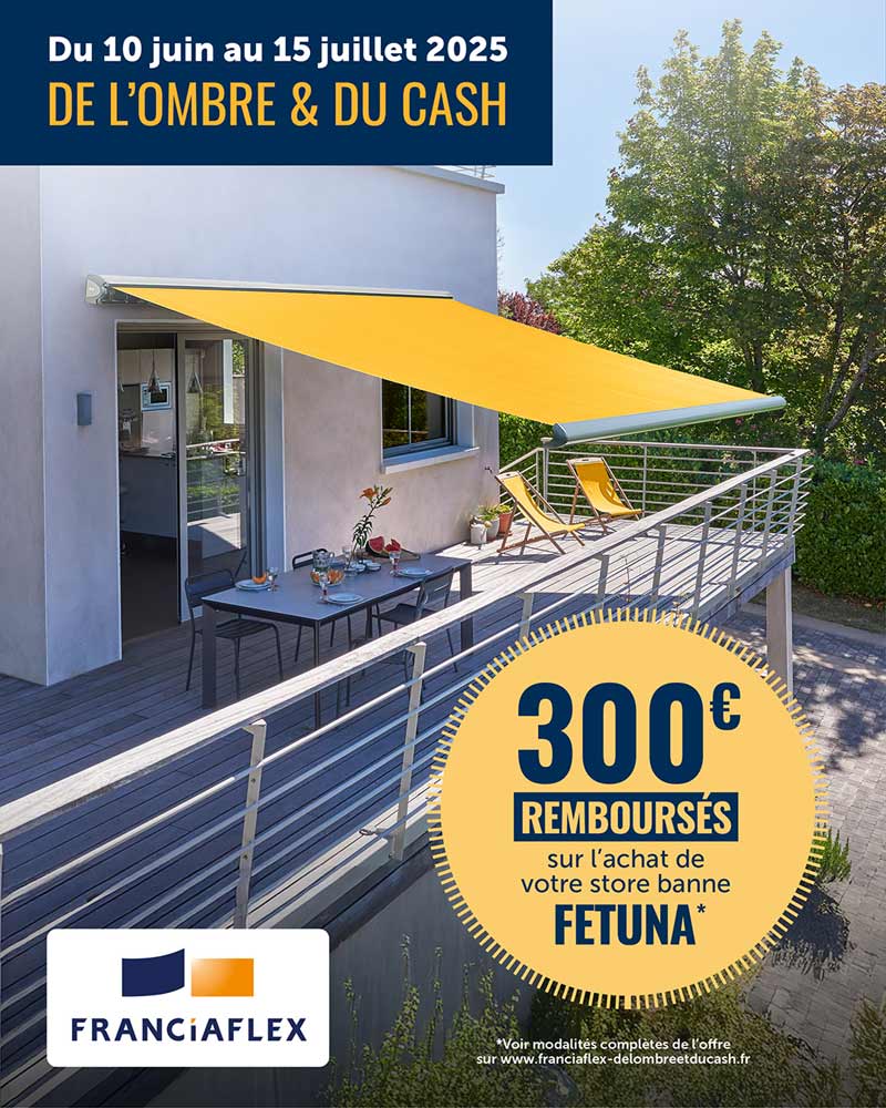 Promo sur les stores bannes