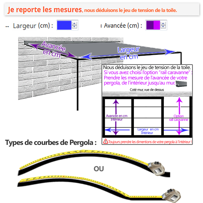 Comment prendre les mesures de ma pergola